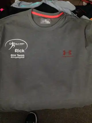 Body in Motion fitness instructor shirt — view 1