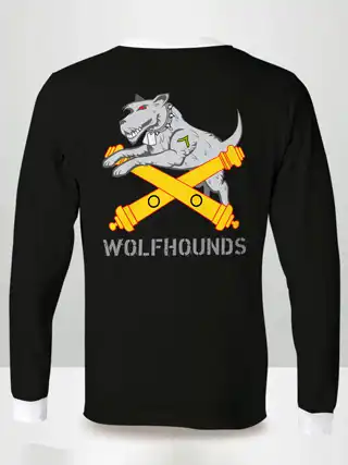 U.S. Army Wolfhounds T-shirt back