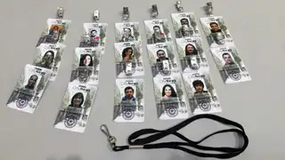Printed identification cards for City of El Paso public-affairs personnel