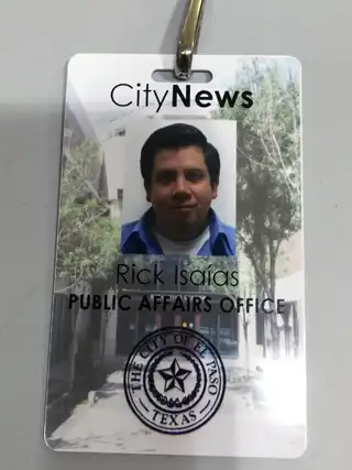 CR-80 credentials for City of El Paso media-service personnel
