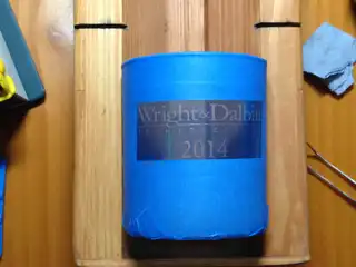 Wright & Dalbin Architects etched drinkware — view 1