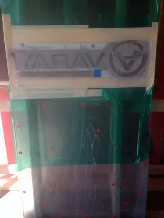 Varay corporate glass etching — view 1