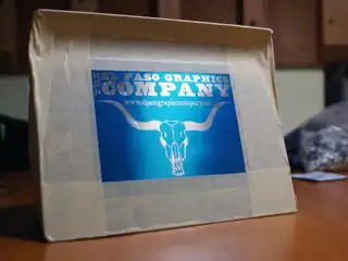 El Paso Graphics Company metal prepared for etching — view 1