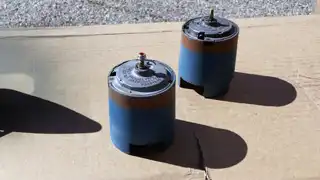 Recovered M75 practice grenade before restoration