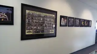 Framed photographic display installed at the U.S. Border Patrol Canine Center, view 2