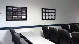 Framed photographic display installed at the U.S. Border Patrol Canine Center, view 7