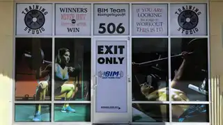 Commercial adhesive window-film graphics, view 1