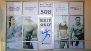 Commercial adhesive window-film graphics, view 2